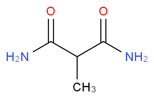 2-methylpropanediamide_分子结构_CAS_1113-63-9