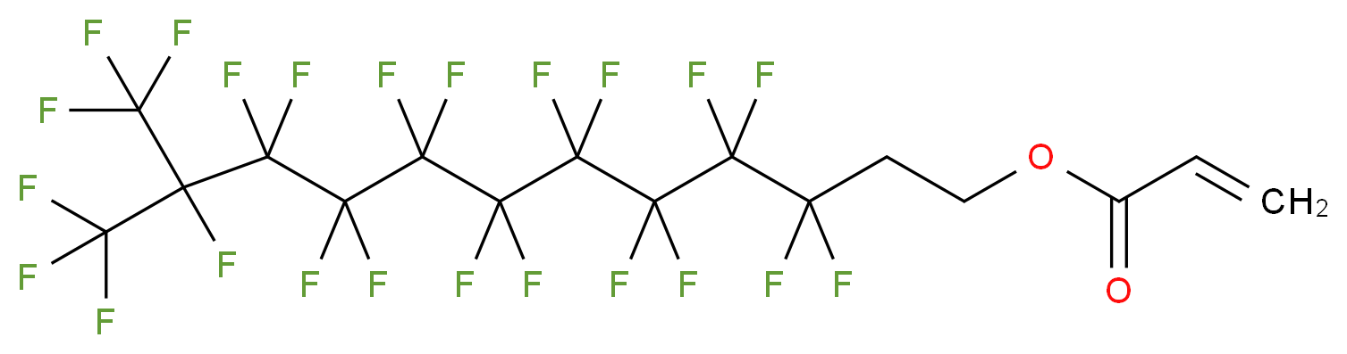 3,3,4,4,5,5,6,6,7,7,8,8,9,9,10,10,11,12,12,12-icosafluoro-11-(trifluoromethyl)dodecyl prop-2-enoate_分子结构_CAS_52956-81-7