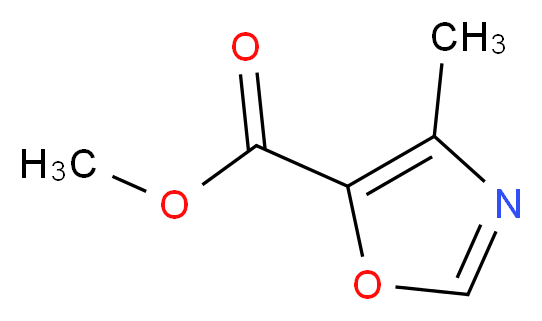 Methyl 4-methyloxazole-5-carboxylate_分子结构_CAS_23012-23-9)