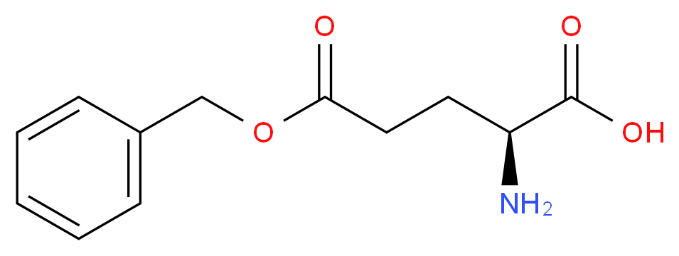 L-谷氨酸 γ-苄酯_分子结构_CAS_1676-73-9)