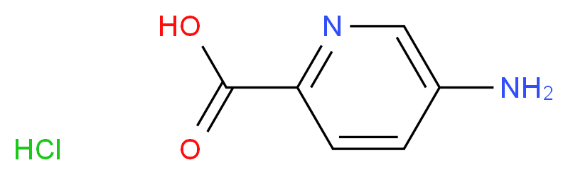 5-AMINO-PYRIDINE-2-CARBOXYLIC ACID HCL_分子结构_CAS_24242-20-4)