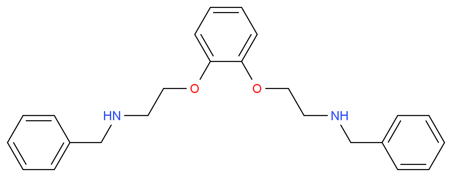 Bis(O-ethylbenzylamine) Catechol Dihydrochloride _分子结构_CAS_340963-59-9)