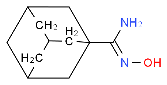 (Z)-N'-hydroxyadamant-1-carboximidamide_分子结构_CAS_53658-91-6