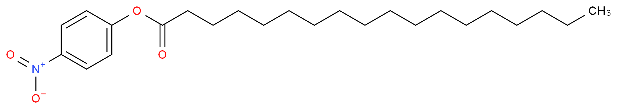 4-nitrophenyl octadecanoate_分子结构_CAS_14617-86-8