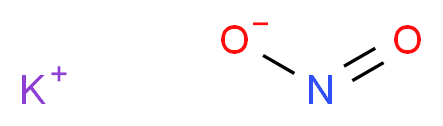 potassium nitrite_分子结构_CAS_7758-09-0