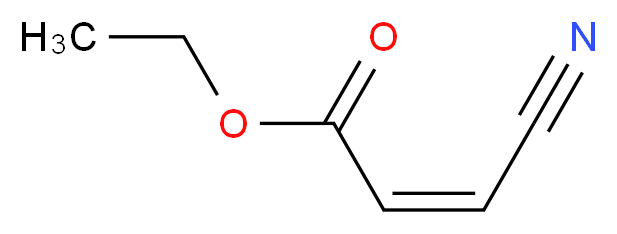 顺式-(β-氰基)丙烯酸乙酯_分子结构_CAS_40594-97-6)