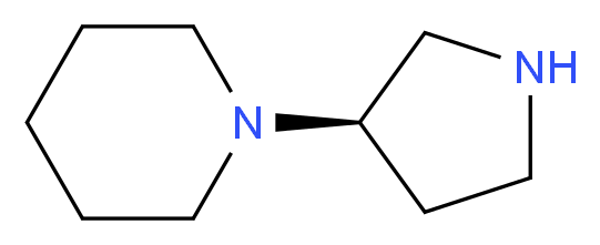 (R)-1-(pyrrolidin-3-yl)piperidine_分子结构_CAS_913812-09-6)