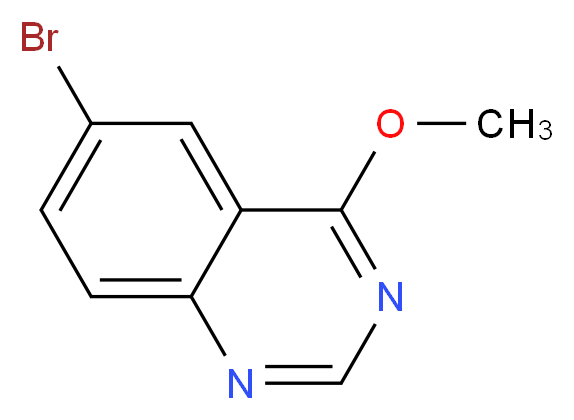 6-bromo-4-methoxyquinazoline_分子结构_CAS_915924-79-7