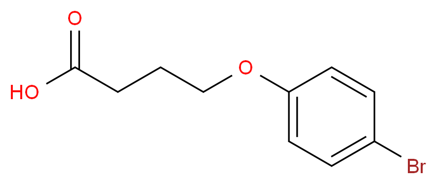 4-(4-bromophenoxy)butanoic acid_分子结构_CAS_55580-07-9