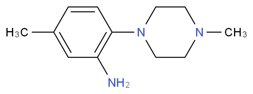 5-Methyl-2-(4-methyl-1-piperazinyl)aniline_分子结构_CAS_946731-22-2)