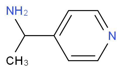 4-(1-Aminoethyl)pyridine_分子结构_CAS_50392-78-4)