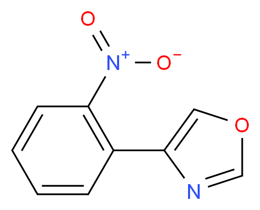 4-(2-nitrophenyl)-1,3-oxazole_分子结构_CAS_1126636-34-7