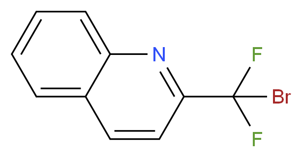 2-(bromodifluoromethyl)quinoline_分子结构_CAS_264920-38-9