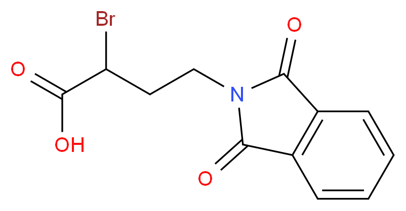 2-Bromo-4-(1,3-dioxo-1,3-dihydro-2H-isoindol-2-yl) butanoic acid_分子结构_CAS_35197-64-9)