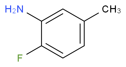 2-Fluoro-5-methylaniline_分子结构_CAS_452-84-6)