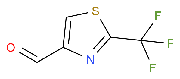 2-(trifluoromethyl)-1,3-thiazole-4-carbaldehyde_分子结构_CAS_133046-48-7