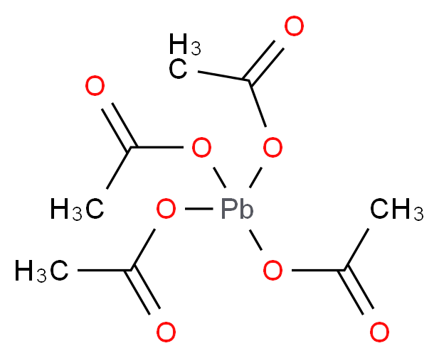 LEAD TETRAACETATE_分子结构_CAS_546-67-8)