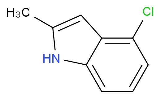 4-chloro-2-methyl-1H-indole_分子结构_CAS_6127-16-8)