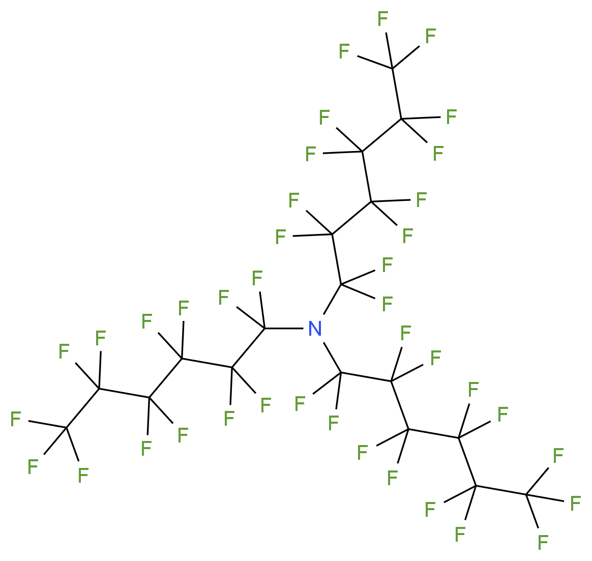 Tris(perfluorohex-1-yl)amine, tech_分子结构_CAS_432-08-6)