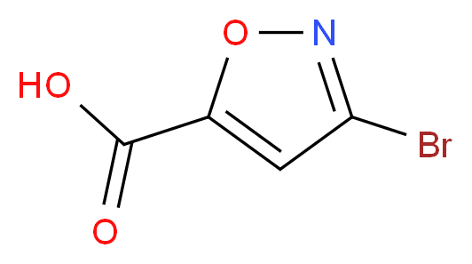 3-Bromoisoxazole-5-carboxylic acid_分子结构_CAS_6567-35-7)