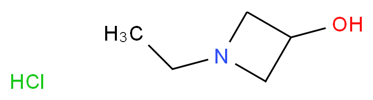 3-Hydroxy-1-ethylazetidine hydrochloride_分子结构_CAS_35995-21-2)