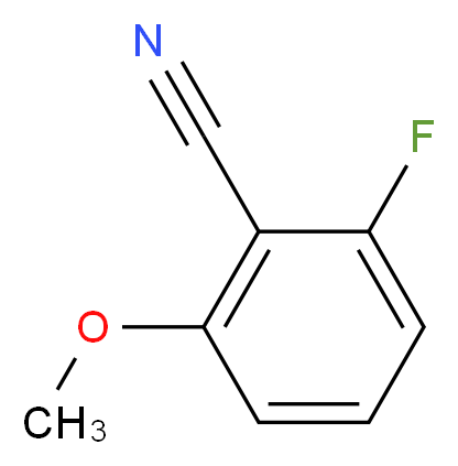 2-Fluoro-6-methoxybenzonitrile 98%_分子结构_CAS_94088-46-7)