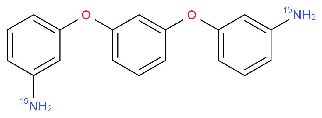 3,3′-(1,3-亚苯基双氧)二苯胺-15N2_分子结构_CAS_287476-23-7)