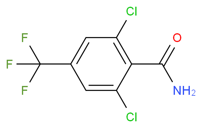 2,6-Dichloro-4-(trifluoromethyl)benzamide 97%_分子结构_CAS_157021-70-0)