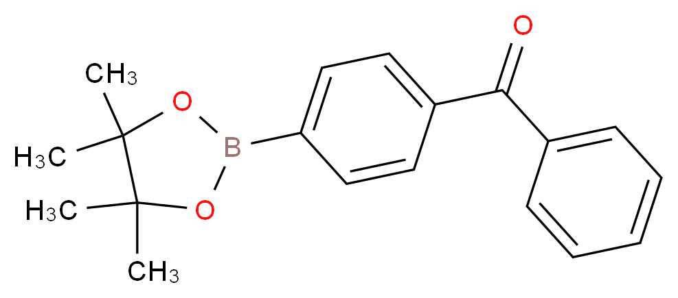 4-(PHENYLCARBONYL)PHENYLBORONIC ACID, PINACOL ESTER_分子结构_CAS_269410-03-9)