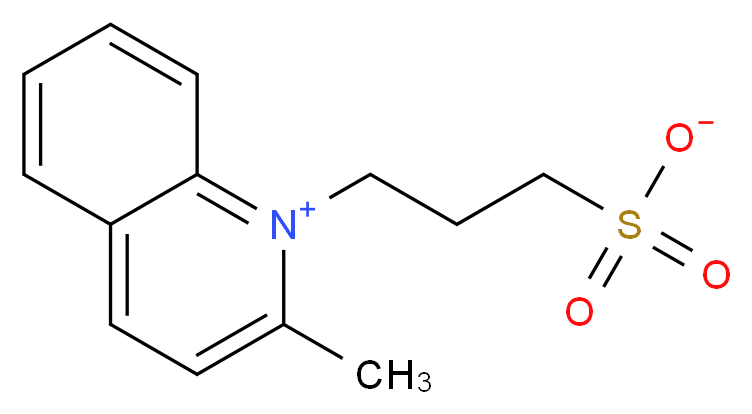3-(2-Methylquinolin-1-ium-1-yl)propane-1-sulfonate_分子结构_CAS_51583-69-8)