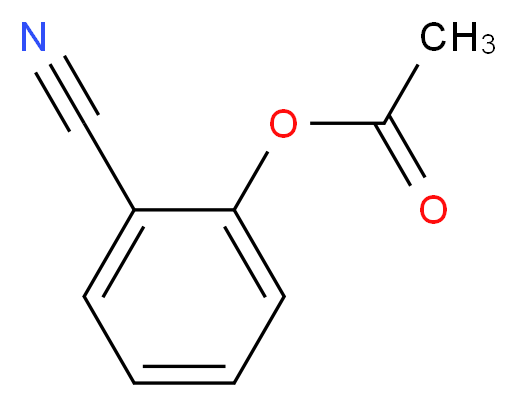 2-Acetoxybenzonitrile 98%_分子结构_CAS_5715-02-6)