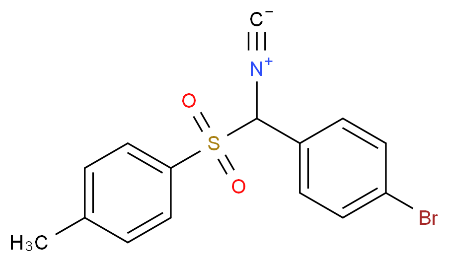 4-BROMO-1-[ISOCYANO-(TOLUENE-4-SULFONYL)-METHYL]-BENZENE_分子结构_CAS_655254-61-8)