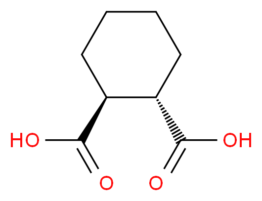 (1S,2S)-cyclohexane-1,2-dicarboxylic acid_分子结构_CAS_2305-32-0