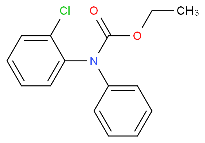 2-CHLOROPHENYL PHENYL URETHANE_分子结构_CAS_)