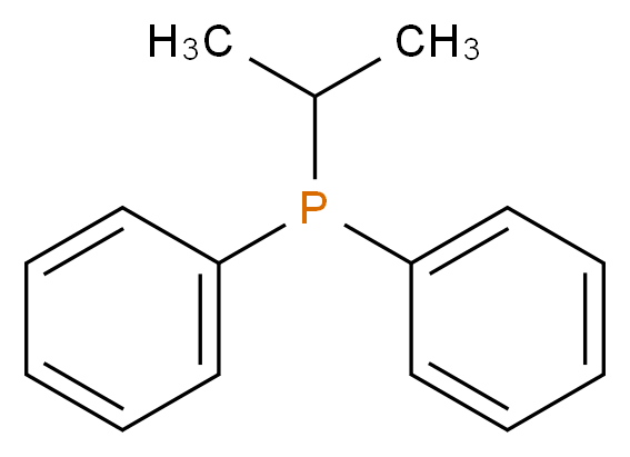 diphenyl(propan-2-yl)phosphane_分子结构_CAS_6372-40-3