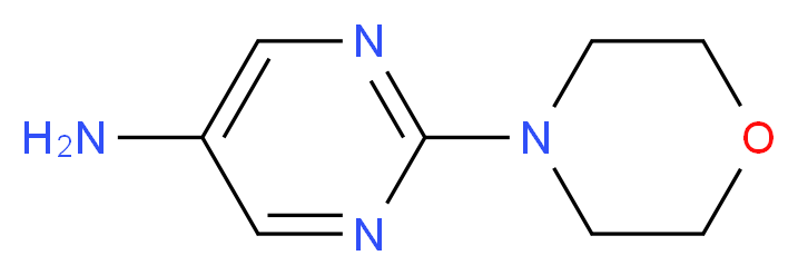 5-Amino-2-(morpholin-4-yl)pyrimidine_分子结构_CAS_65735-68-4)