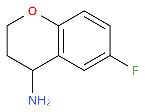 6-Fluorochroman-4-amine_分子结构_CAS_238764-22-2)