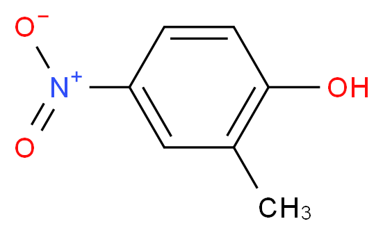 2-甲基-4-硝基苯酚_分子结构_CAS_99-53-6)