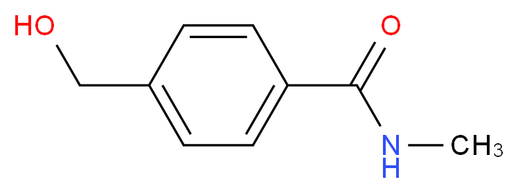4-(hydroxymethyl)-N-methylbenzamide_分子结构_CAS_251988-35-9)