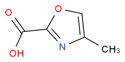 4-methyl-1,3-oxazole-2-carboxylic acid_分子结构_CAS_1196151-81-1