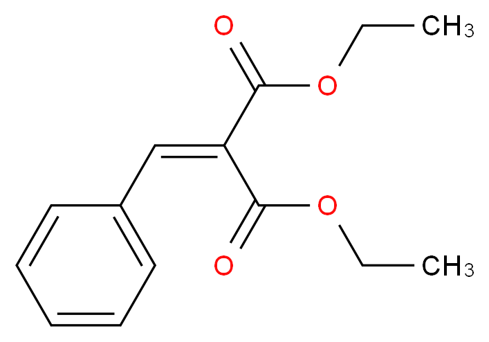 1,3-diethyl 2-(phenylmethylidene)propanedioate_分子结构_CAS_5292-53-5