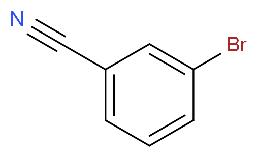 3-溴苯甲腈_分子结构_CAS_6952-59-6)