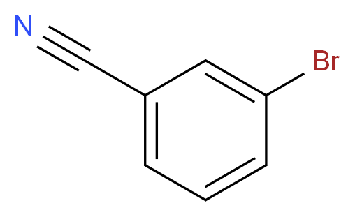 m-BROMOBENZONITRILE_分子结构_CAS_6952-59-6)