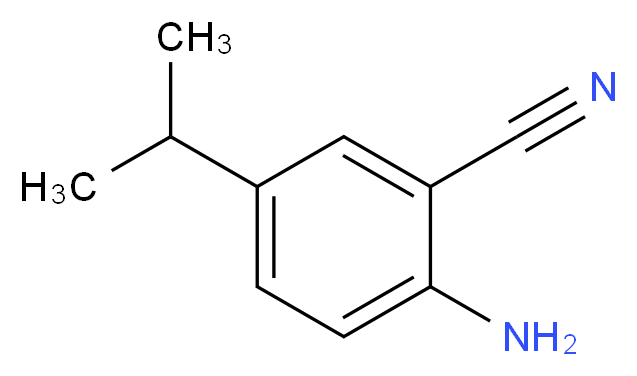 2-Amino-5-isopropylbenzonitrile_分子结构_CAS_549488-76-8)