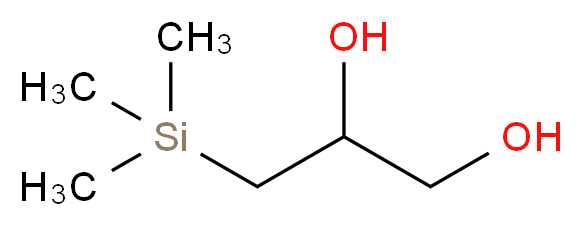 3-(三甲基硅基)-1,2-丙二醇_分子结构_CAS_119235-89-1)