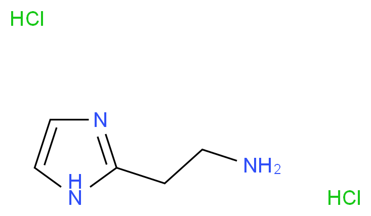 2-(1H-imidazol-2-yl)ethan-1-amine dihydrochloride_分子结构_CAS_19225-96-8