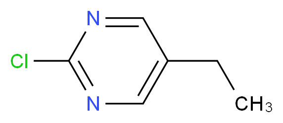 2-氯-5-乙基嘧啶_分子结构_CAS_111196-81-7)