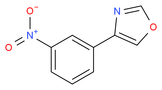 4-(3-nitrophenyl)-1,3-oxazole_分子结构_CAS_521983-15-3