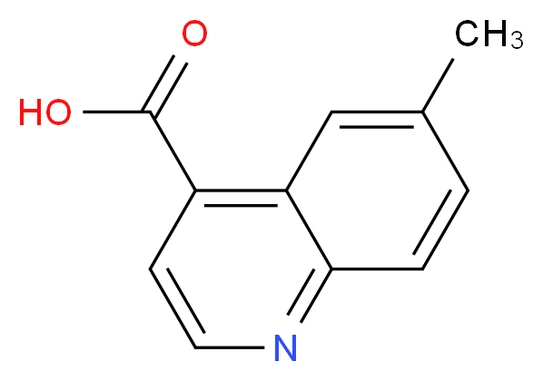 6-methylquinoline-4-carboxylic acid_分子结构_CAS_816448-94-9