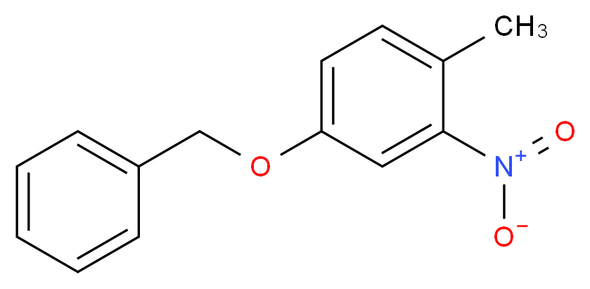 4-Benzyloxy-2-nitrotoluene_分子结构_CAS_24239-67-6)